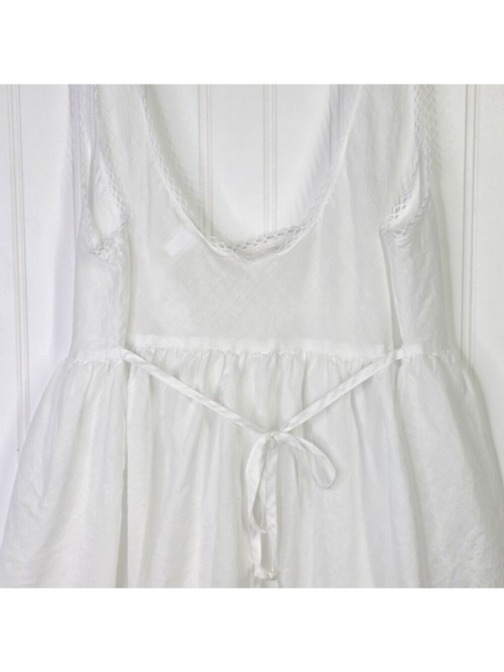 Victorias Secret Vintage Country Top Small White Camisole Milkmaid Cottage Y2K - Picture 9 of 11